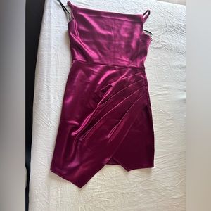 Purple mini dress